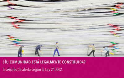 ¿Tu comunidad está legalmente constituida?