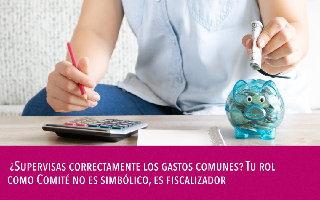 ¿Supervisas correctamente los gastos comunes? Tu rol como Comité no es simbólico, es fiscalizador