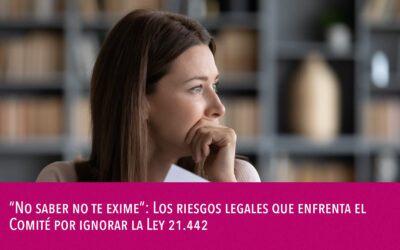 “No saber no te exime”: Los riesgos legales que enfrenta el Comité por ignorar la Ley 21.442